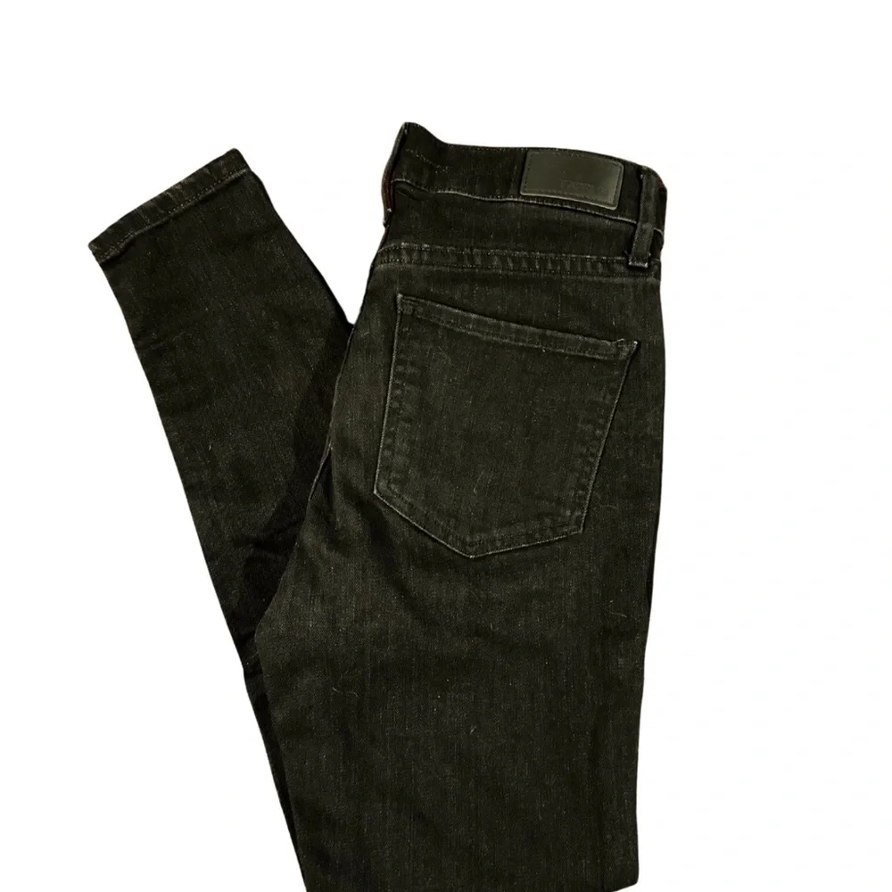 Express Women’s Black Denim Classic Skinny Jeans Mid-Rise Size 4 - Picture 3 of 4